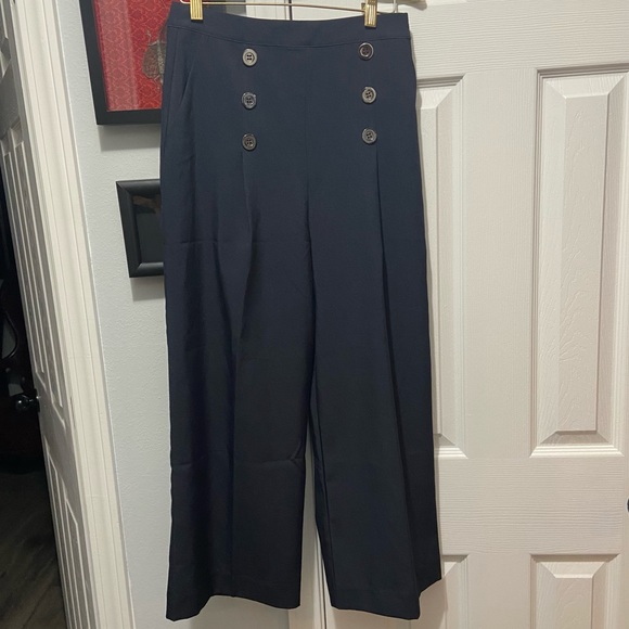 Unique Vintage Jealous Tomato Cropped Wide Leg Sailor pants - Picture 2 of 9